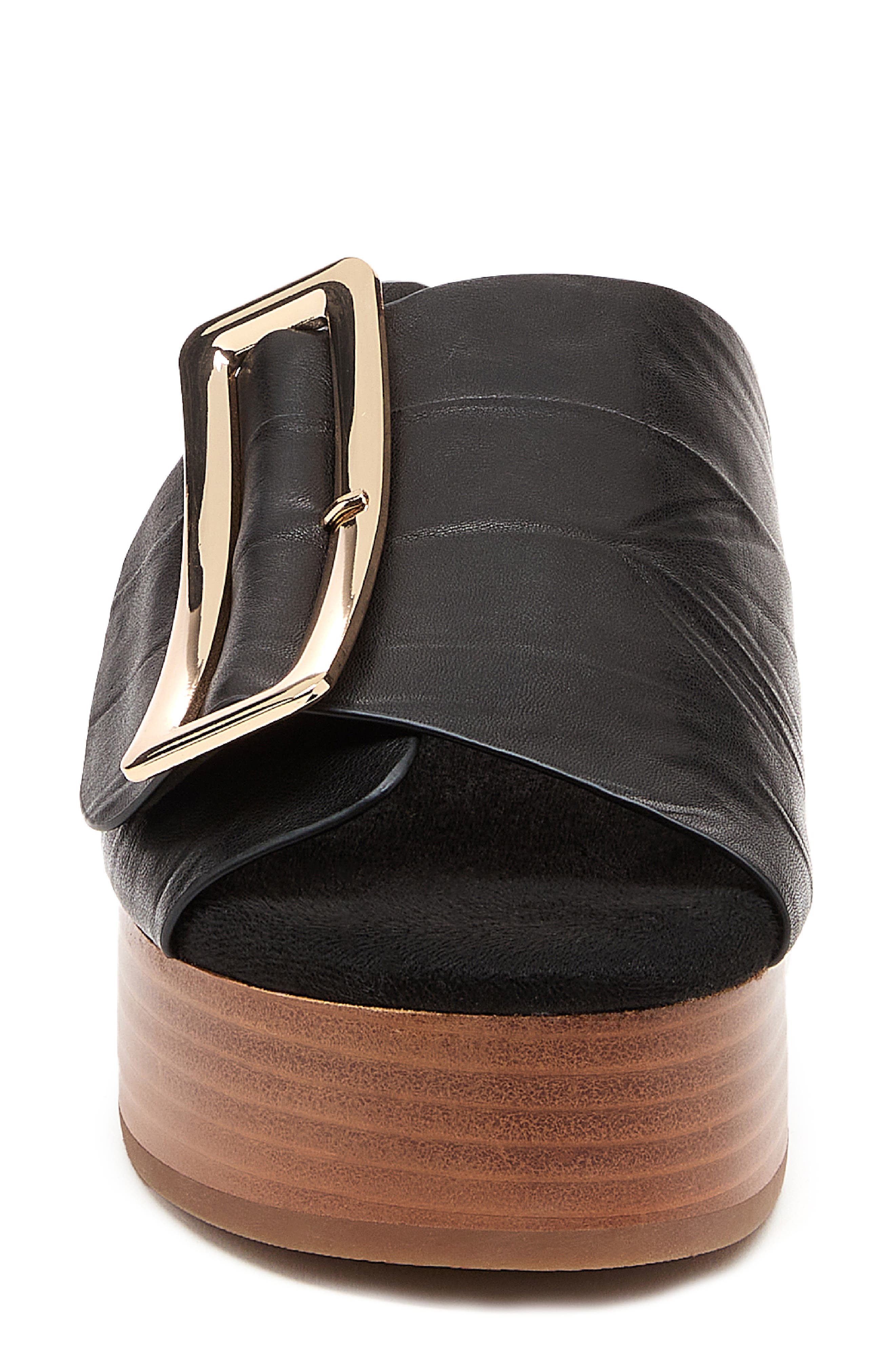 Kelsi Dagger Brooklyn Dover Woven Platform Sandal, Alternate, color, Black