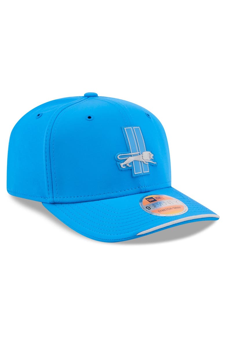 Men's New Era Blue Detroit Lions 2026 Sideline Throwback 9SEVENTY Adjustable Hat, Alternate, color, Blue