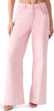 Steve Madden High Waist Wide Leg Jeans