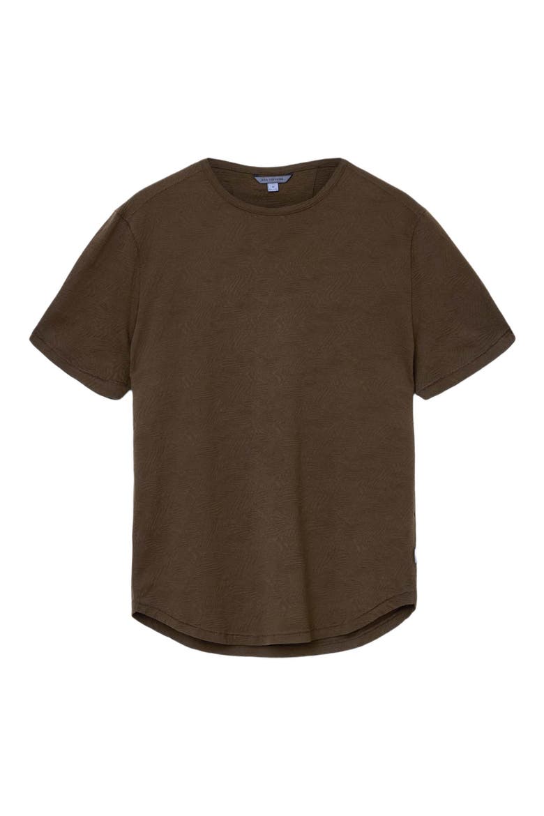 Blaise Wave Organic Cotton T-Shirt, Alternate, color, DARK BROWN