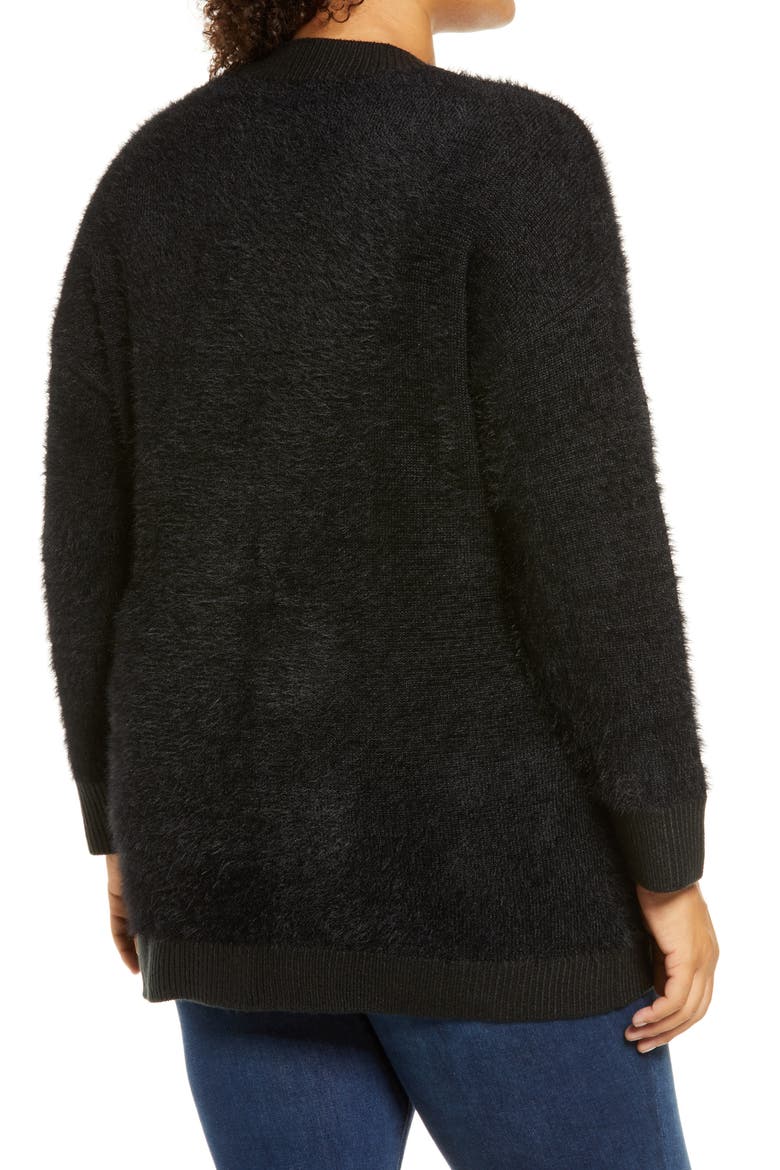 Supersoft Social Cardigan, Alternate, color, BLACK
