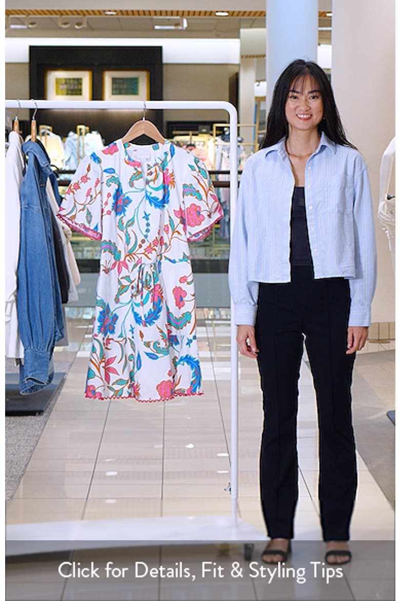 Izzie Floral Bouse Shift Minidress video
