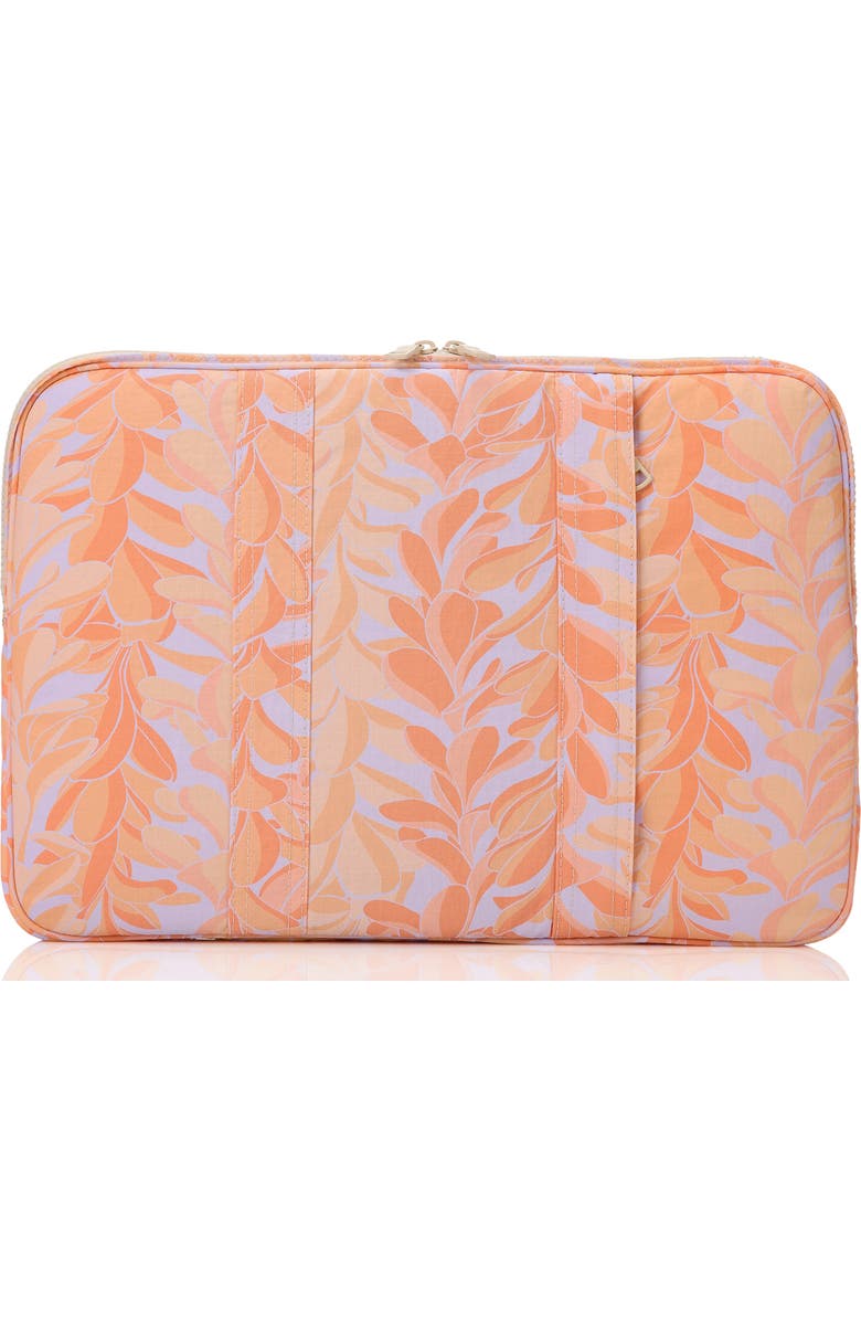 Aloha Collection Lei Stand Nylon Laptop Case, Alternate, color, Peachy