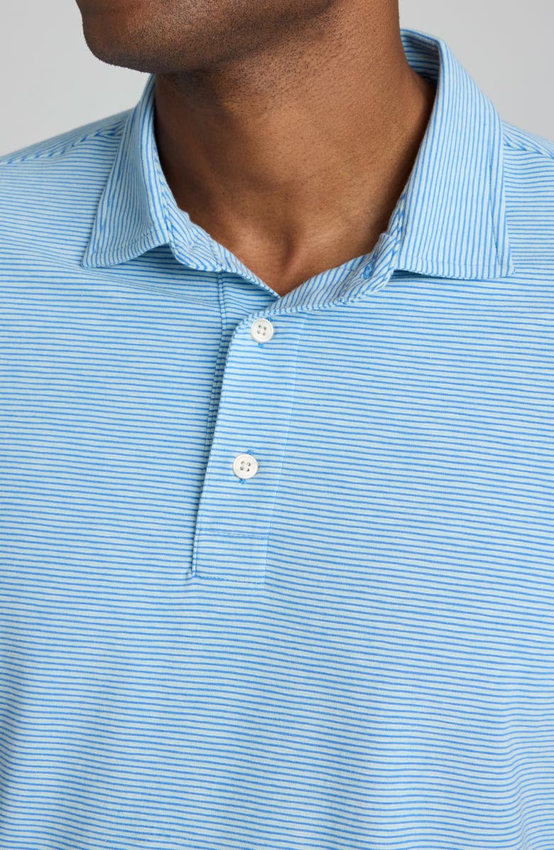 UNTUCKit Belvoir Slub Jersey Polo, Alternate, color, Blue Aqua