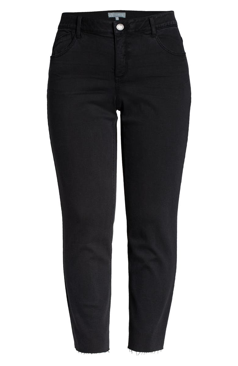 Wit & Wisdom Wit and Wisdom Ab-Solution Raw Hem Crop Straight Leg Jeans, Alternate, color,