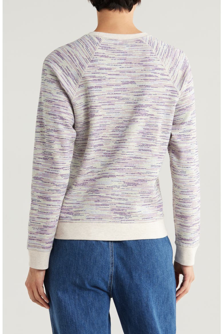 Reversible Space Dye Raglan Sleeve Top, Alternate, color, NAVY SPACE DYE