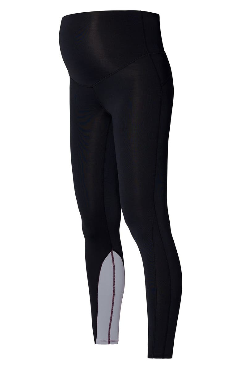 Noppies Over the Belly Maternity Sport Leggings, Alternate, color, 