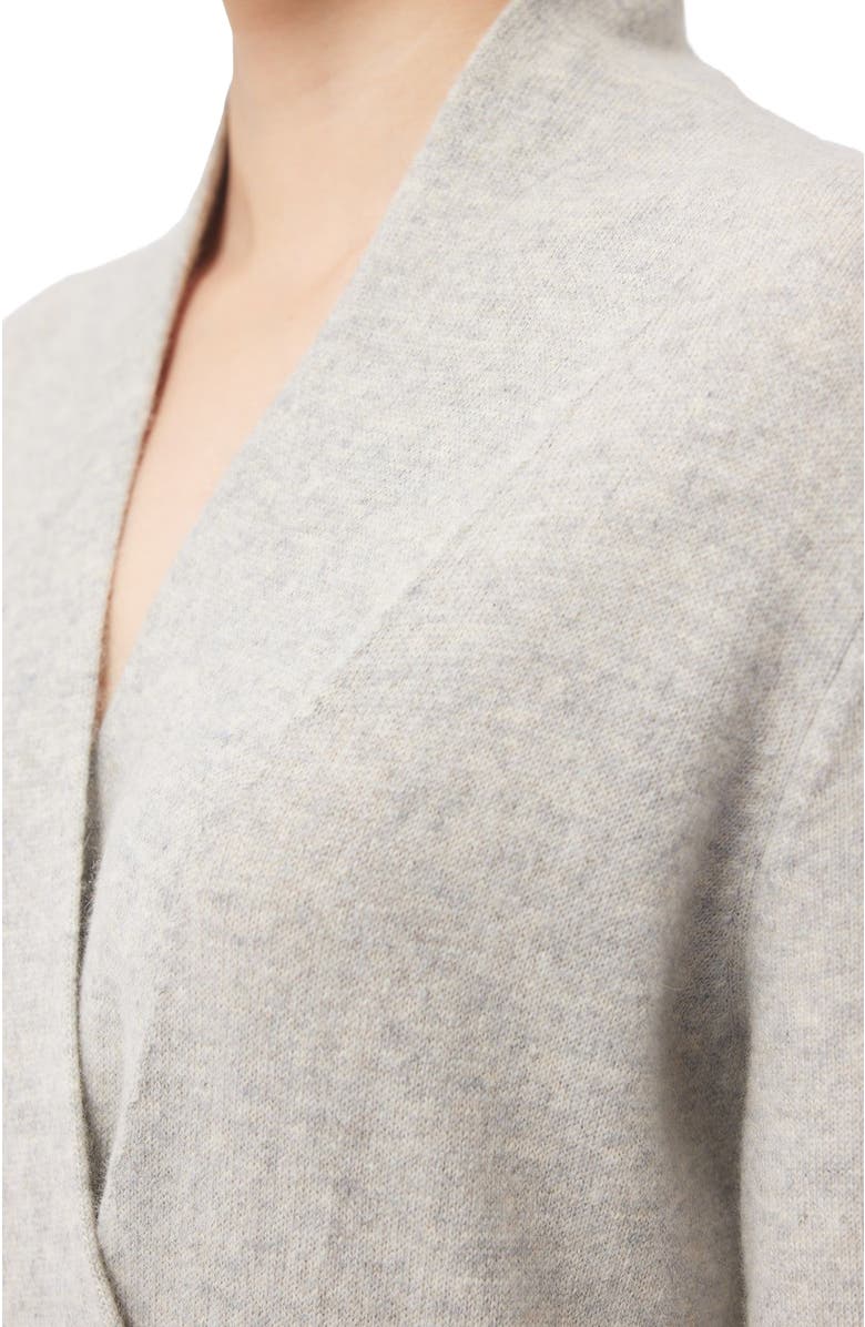 GOBI Mongolian Cashmere Long Cashmere Robe, Alternate, color, Dawn Blue