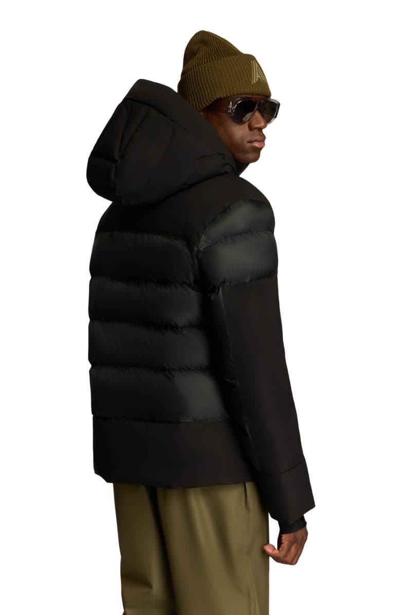 Alpenhaus Barren Heavyweight Multi-Tone Puffer with Semi-Lustrous Finish, Alternate, color, Black