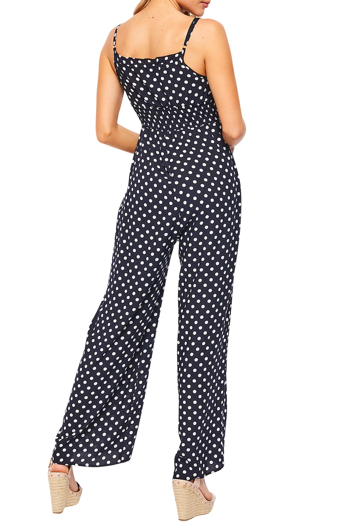 Velvet Torch Smock Waist Jumpsuit (Women) | Nordstromrack