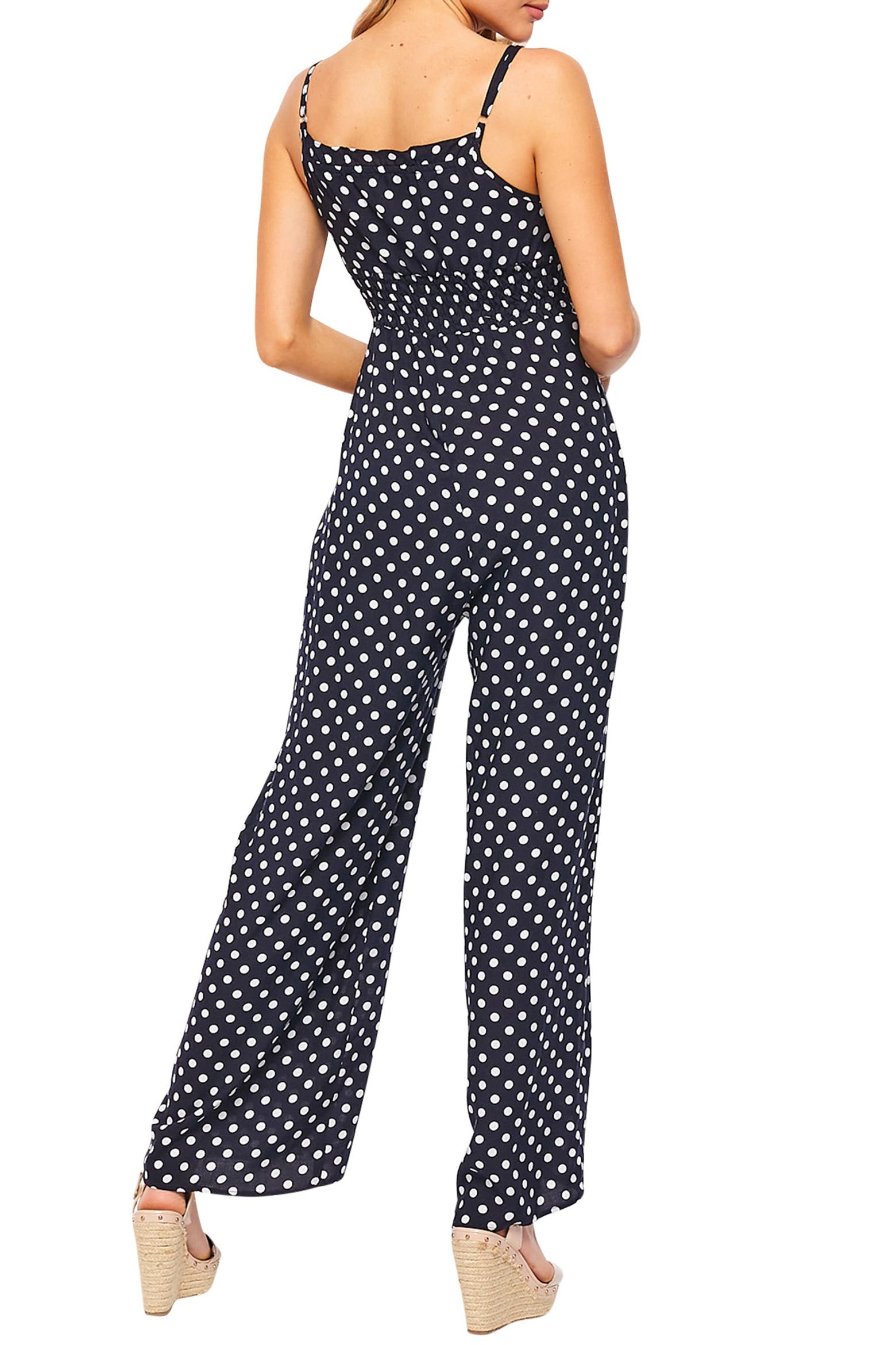 Smorck Velvet Torch Smock Waist Jumpsuit (Women) | Nordstromrack