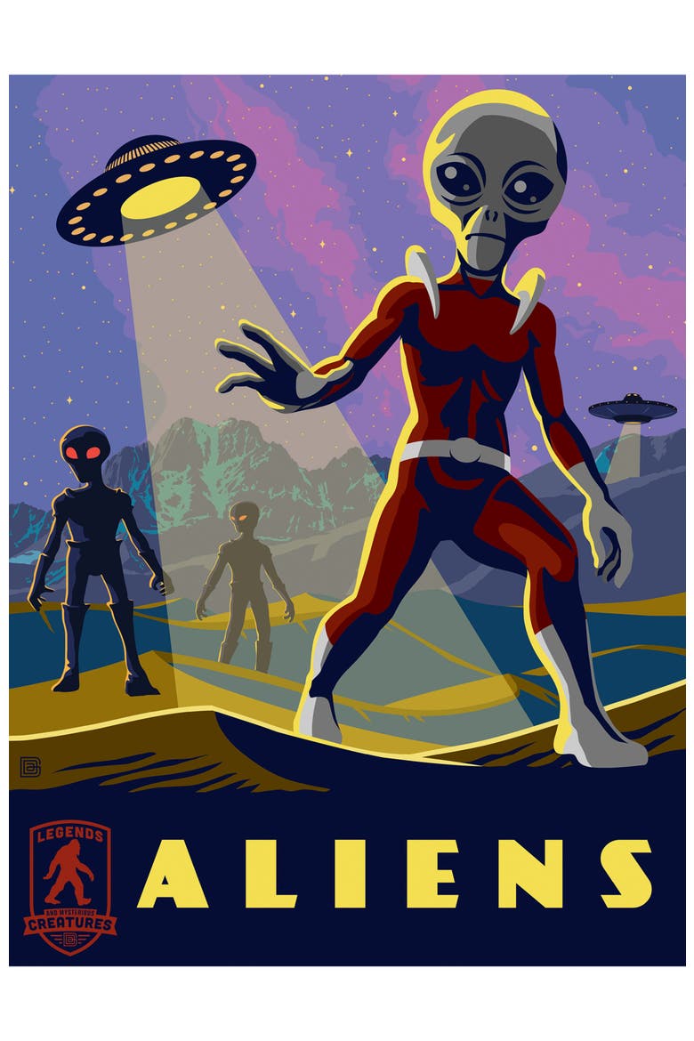 Aliens 300 Piece Jigsaw Puzzle, Alternate, color, Multicolor