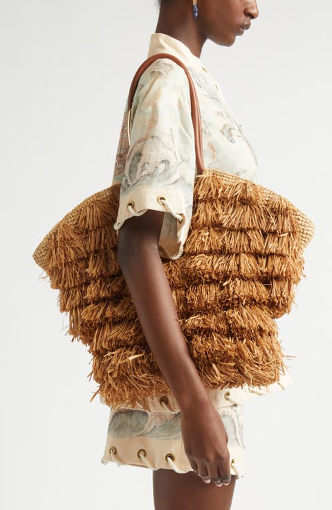 Medium Goldentime Fringe Tote