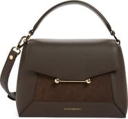 Strathberry Mosaic Leather Top Handle Bag