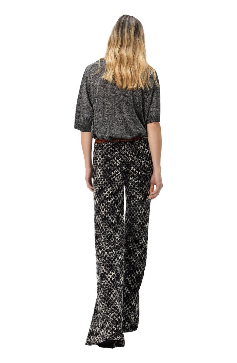 Missoni Palazzo Pants In Flame Lace, Alternate, color, Brown