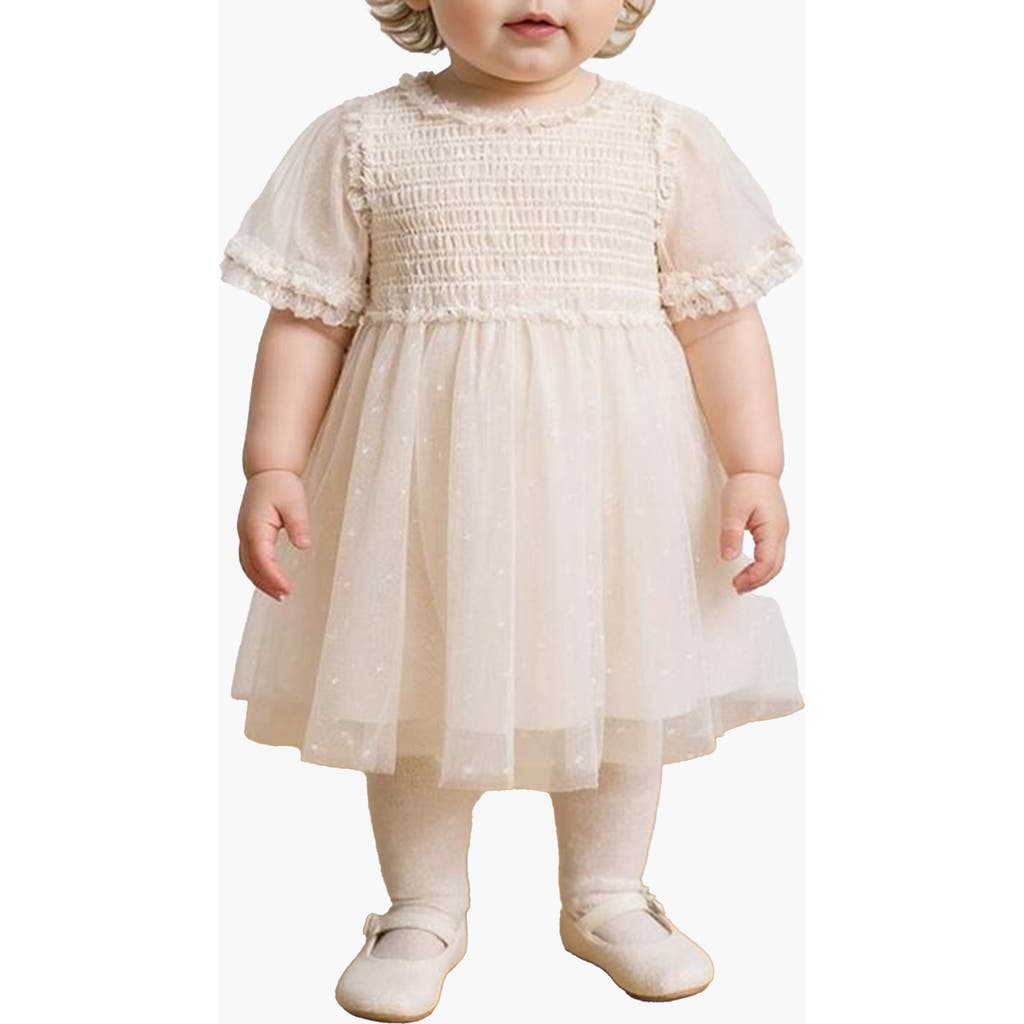 Needle & Thread Giselle Baby Dress In White