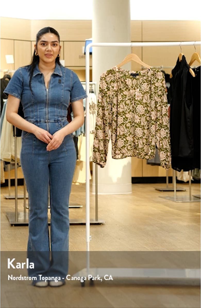 Sunday's Best Floral Print Top, sales video thumbnail