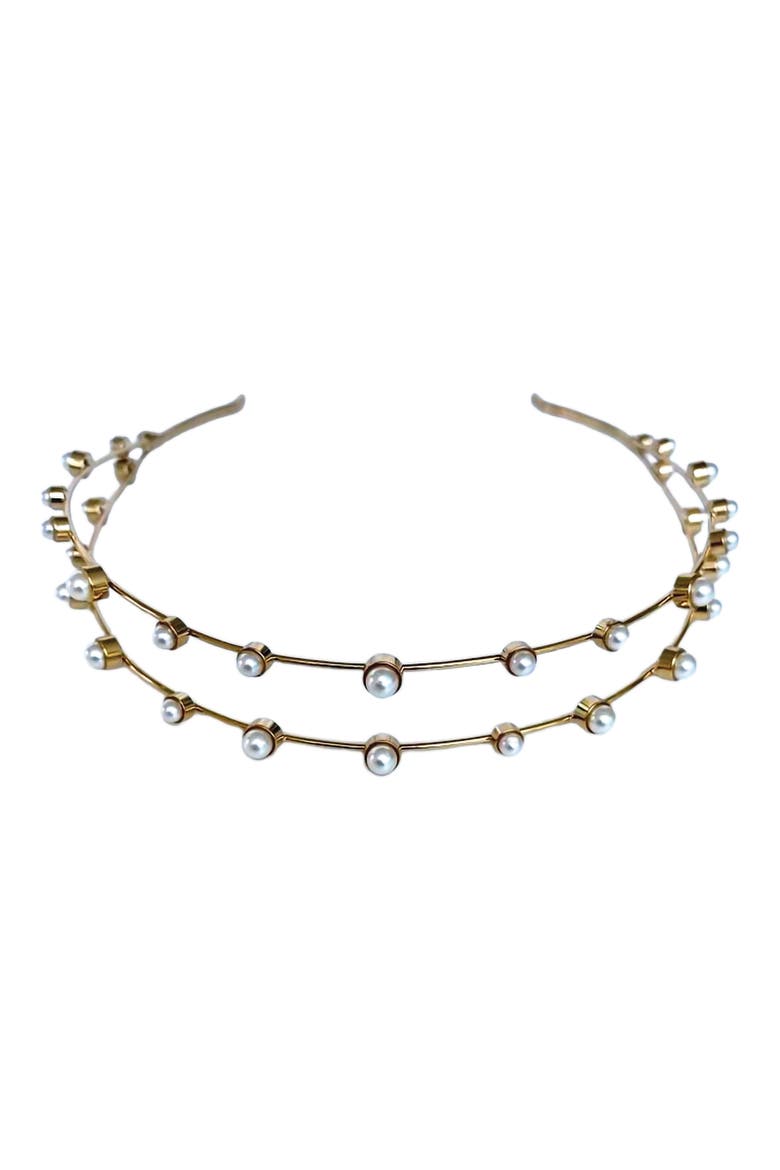 Florence Headband, Main, color, GOLD