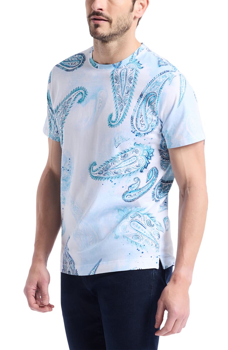 Robert Graham Balerno Graphic T-Shirt, Alternate, color, Blue Multi