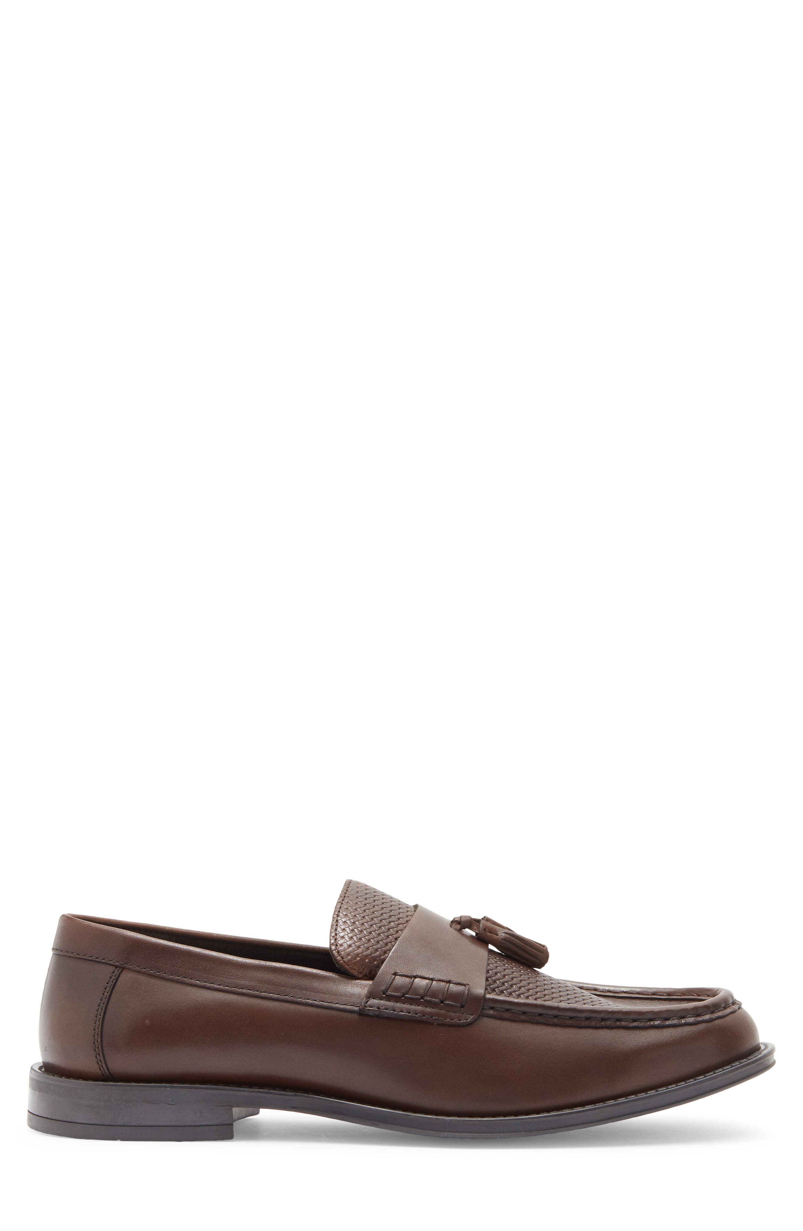 Damon Tassel Loafer, Alternate, color, BROWN