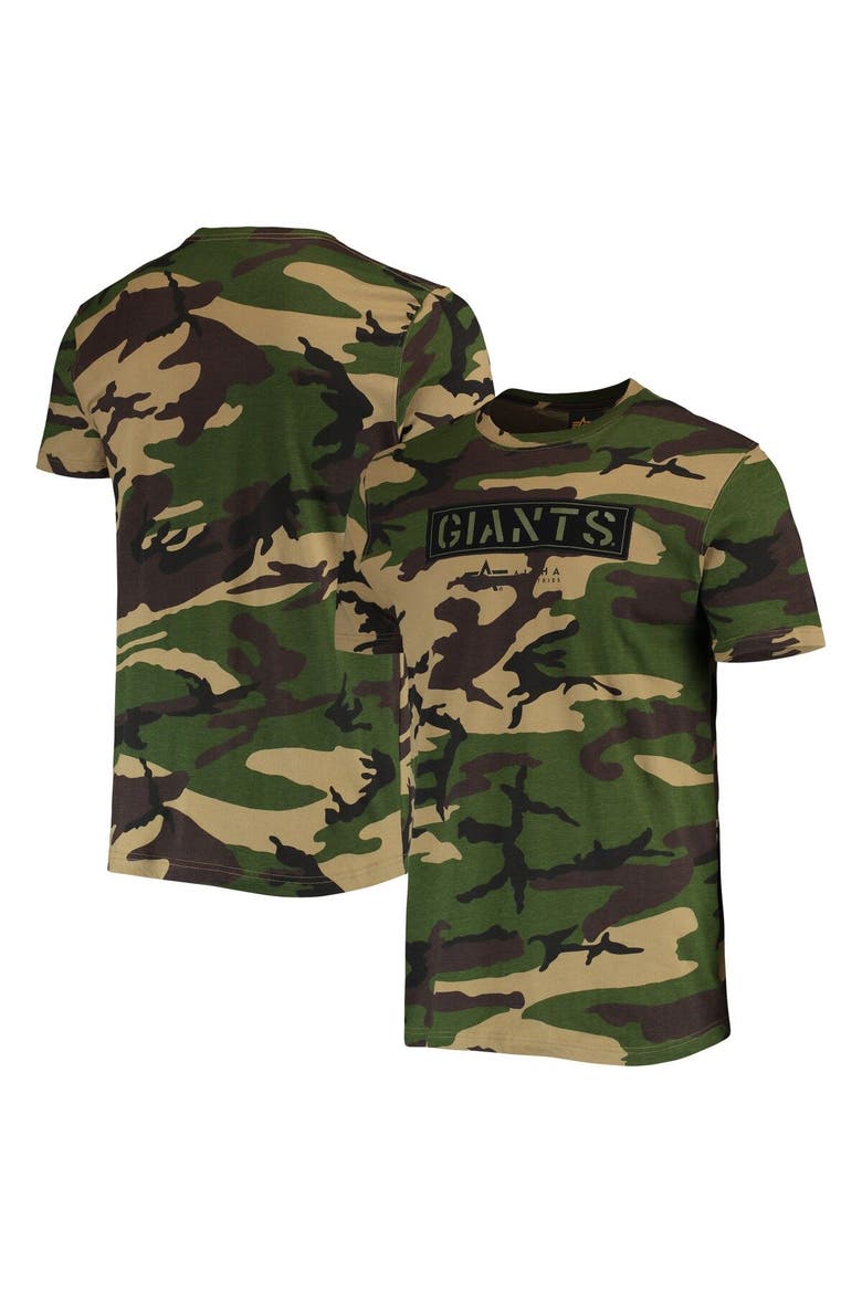 Men's New Era Camo San Francisco Giants Club T-Shirt, Main, color, Camo