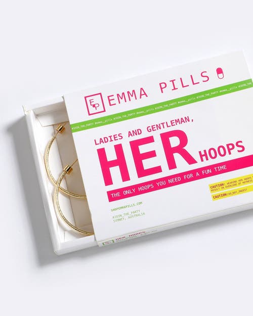 Emma Pills Extra Her Hoops In Silver