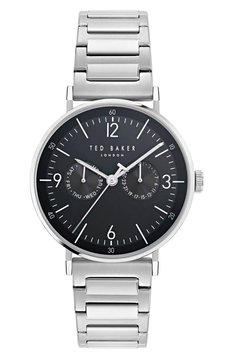 Ted Baker Phylipa Gents Bracelet Watch, 41mm, Main, color, Silver-Tone