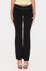 Tiger Mist Jetta Low Rise Flared Pants