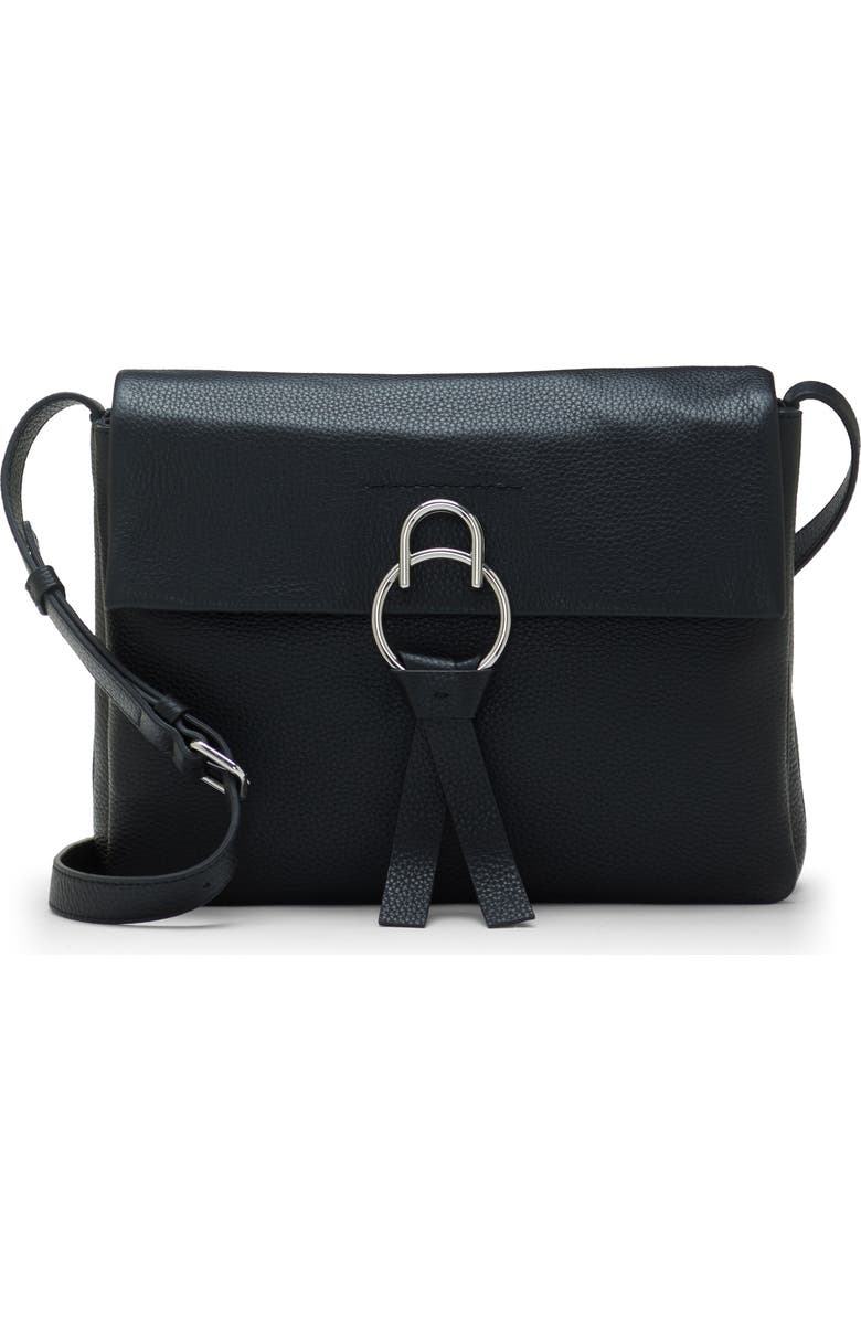 Vince Camuto Plum Leather Shoulder Bag, Main, color,