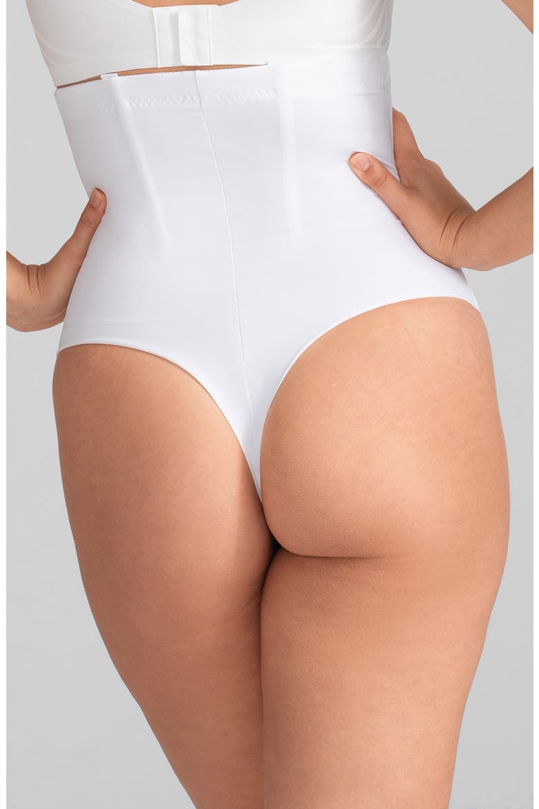 Superpower High Waist Shaper Thong, Alternate, color, ASTRAL