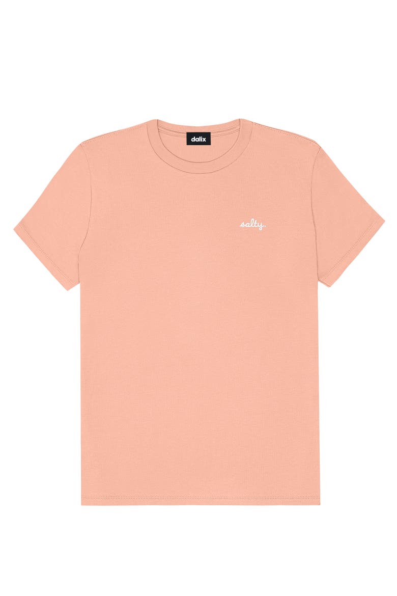 Womens Shirt Salty Tee, Alternate, color, Terracotta