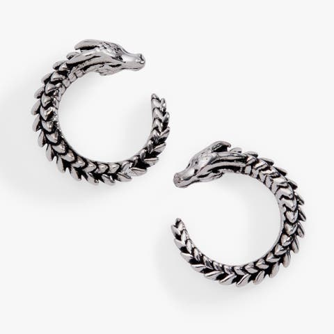 HOUSE OF THE DRAGON Syrax Front to Back Hoop Earrings