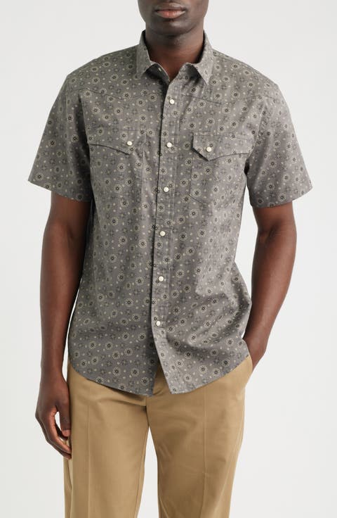 Laramie Short Sleeve Snap-Up Western Shirt