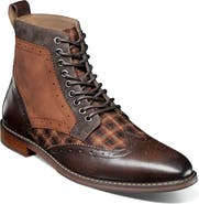 Stacy Adams Finnegan Wingtip Lace-Up Boot