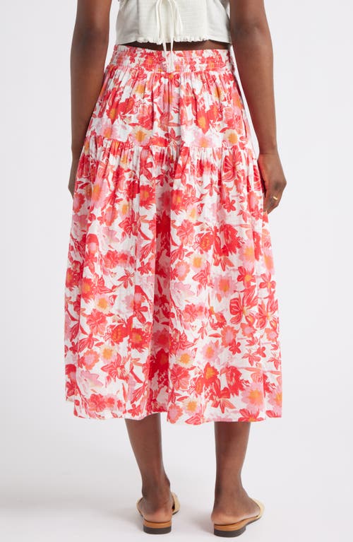 Caslonr Caslon(r) Cotton Gauze Midi Skirt