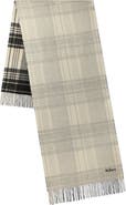 Mulberry Large Reversible Heritage Check Scarf