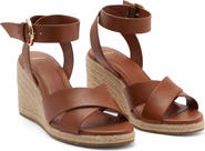 MANGO Ankle Strap Wedge Sandal
