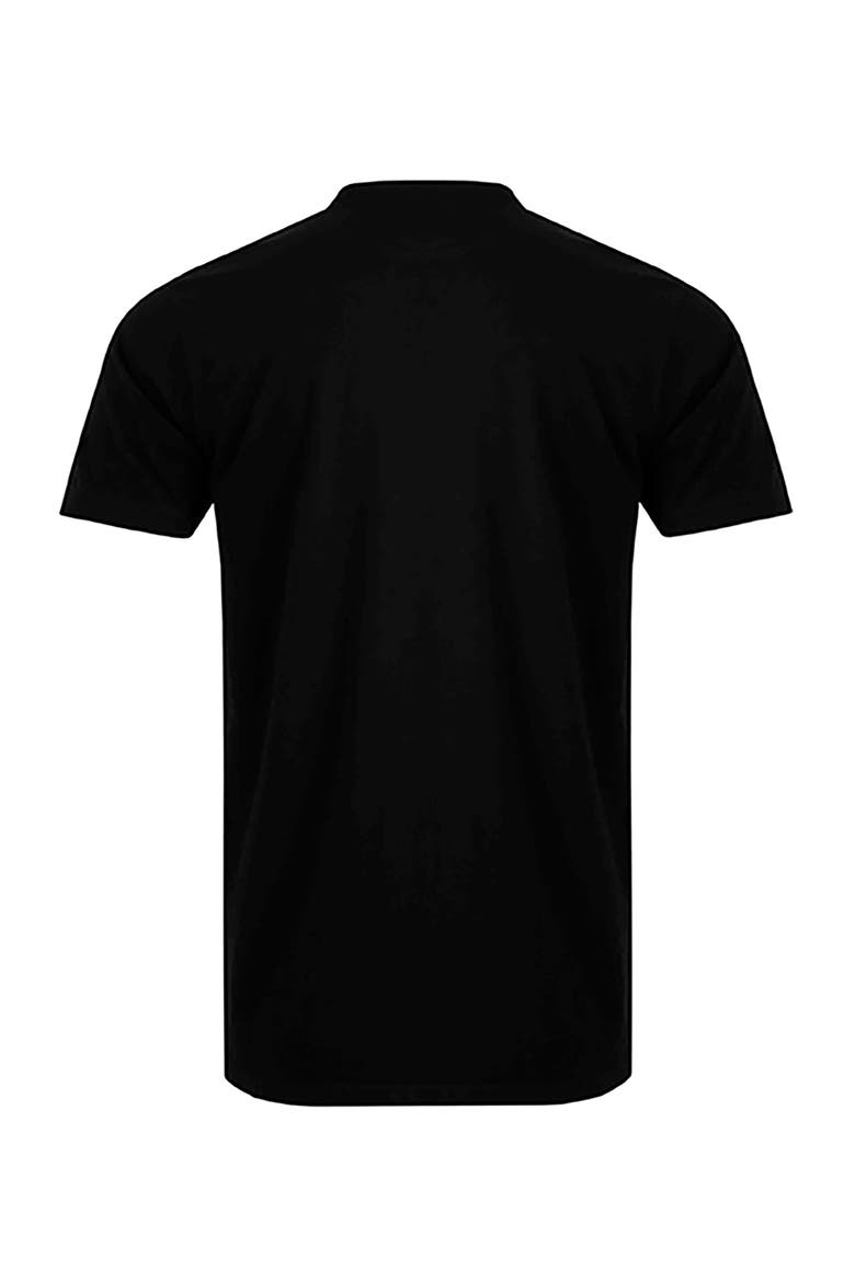 Carp Side Front Print Artist T-Shirt, Alternate, color, Black