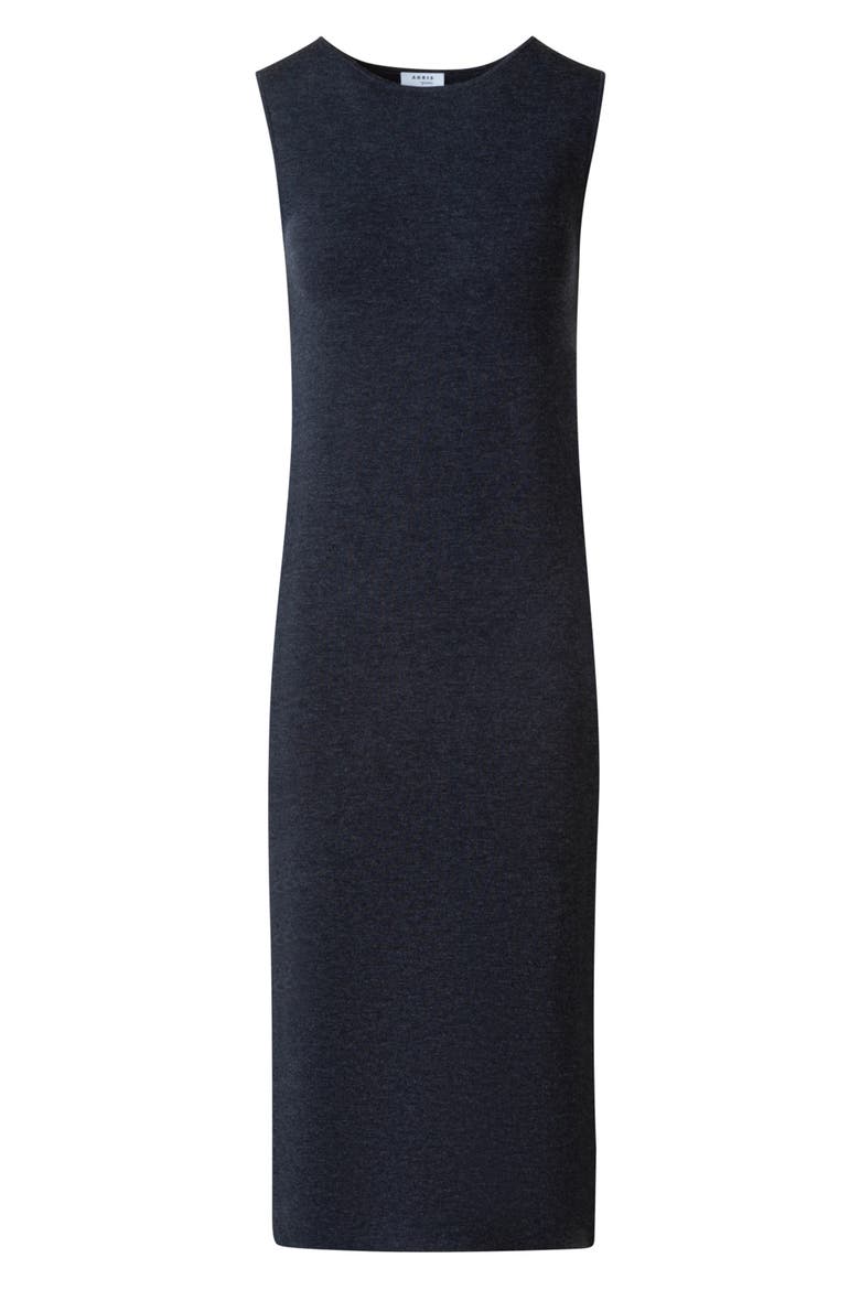 Sleeveless Stretch Virgin Wool Tube Dress, Alternate, color, CHARCOAL