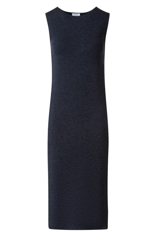 Akris Punto Sleeveless Stretch Virgin Wool Tube Dress In Blue