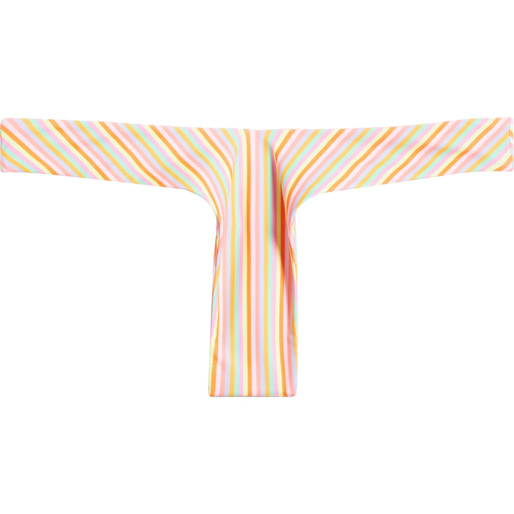 Kulani Kinis Y-cut Thong Bikini Bottoms In Sunshine Sorbet