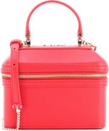 Pre-Owned Bvlgari Serpenti Forever Top Handle Convertible Vanity Leather Small