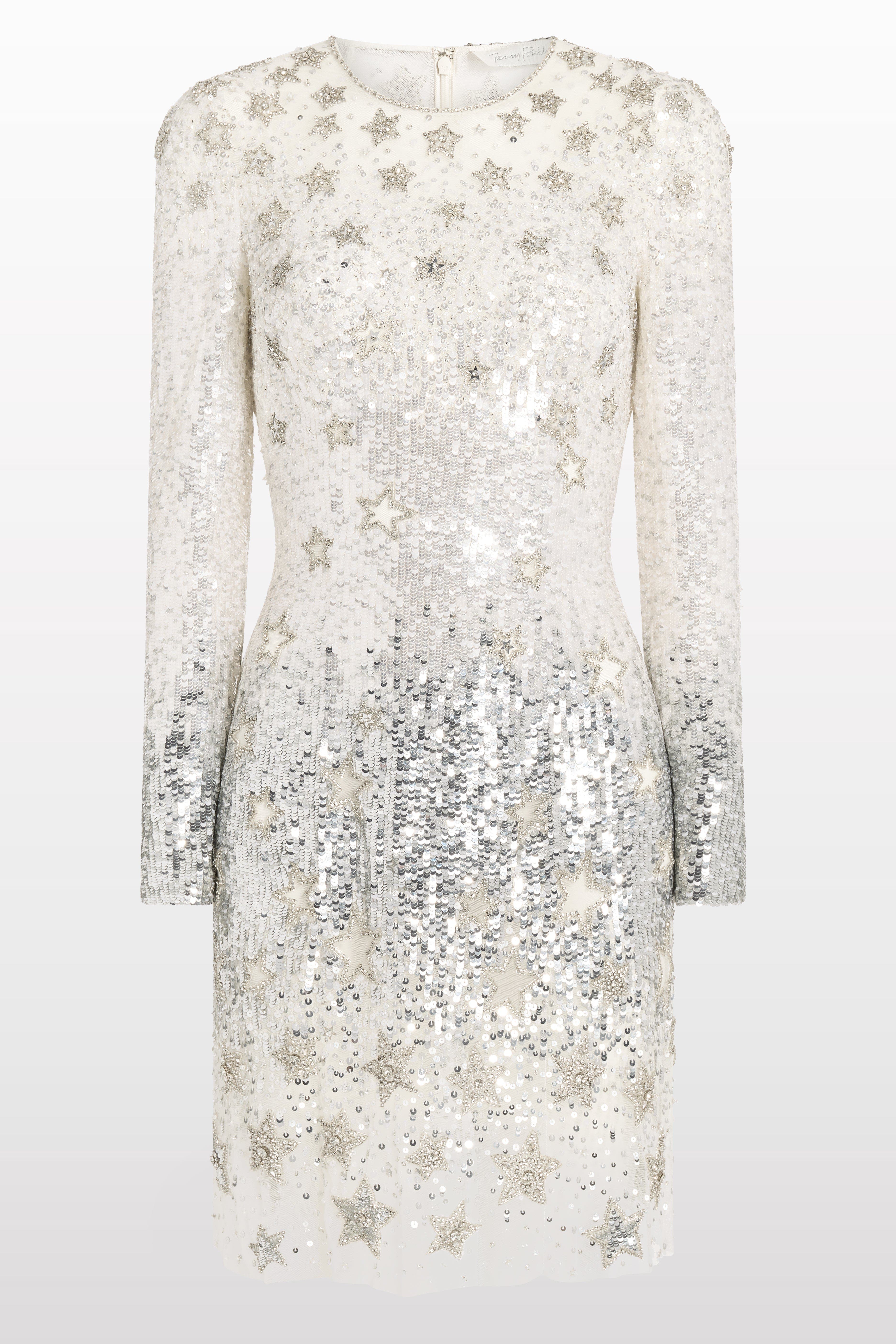 Alexis Star Sequin Embellished Mini Dress - image 2