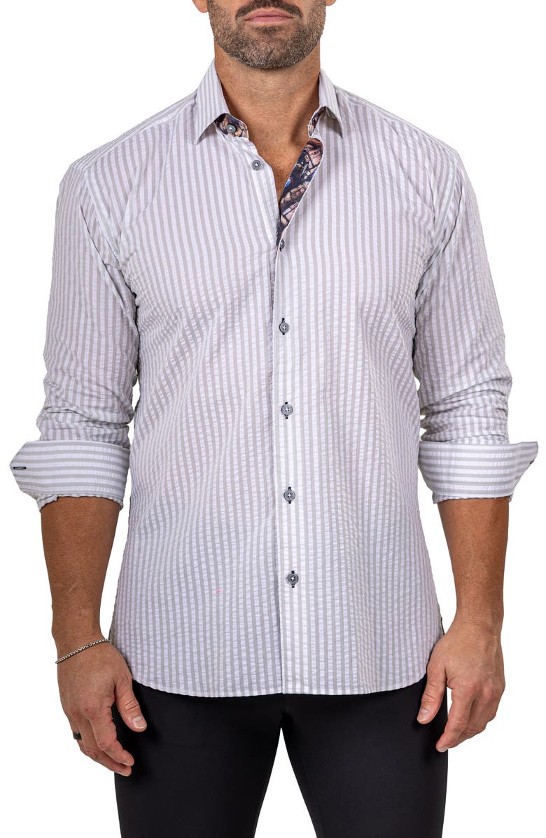 Maceoo Fibonacci Marthy Contemporary Fit Button-Up Shirt, Alternate, color, 