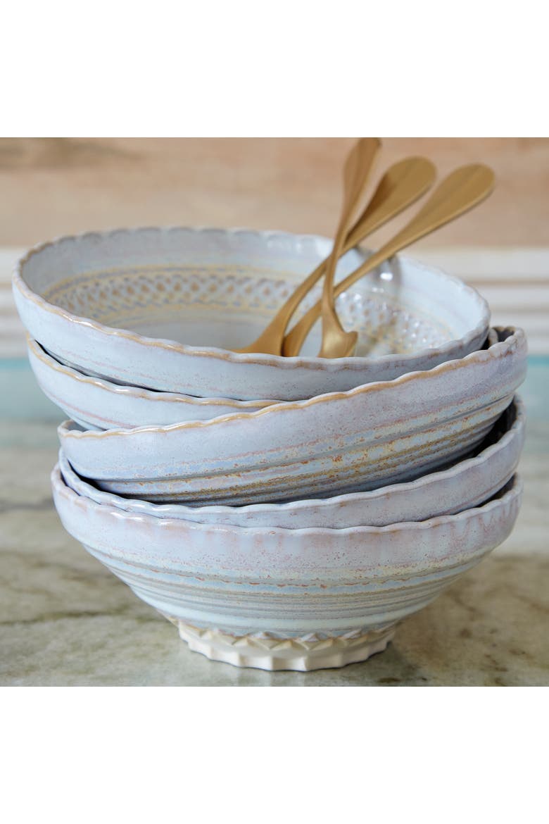 Cristal Set/6 cereal bowls, Main, color, Nacar