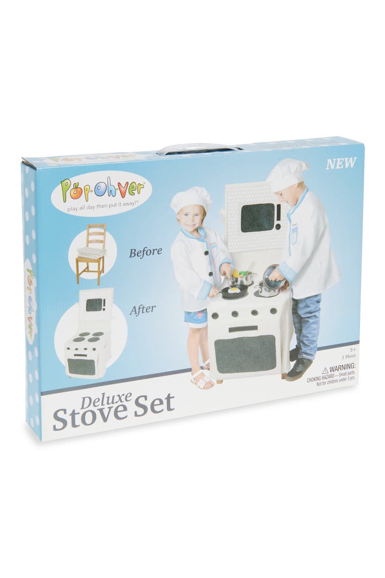 Stove Deluxe Play Set, Main, color, BROWN