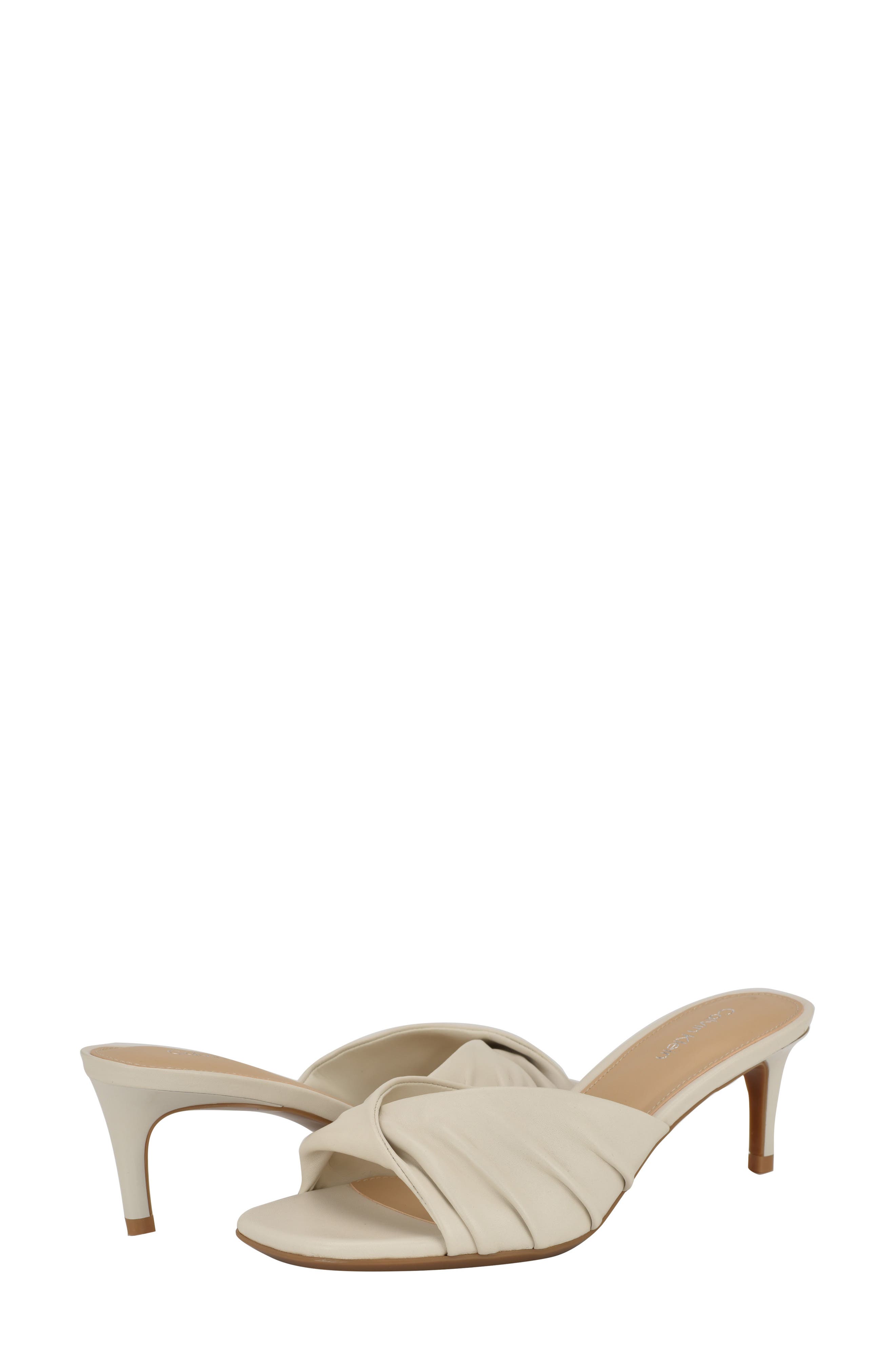 Calvin Klein Imeena Sandal, Alternate, color, Ivory