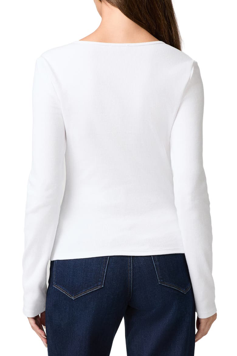 Newport Stretch Cotton Rib T-Shirt, Alternate, color, WHITE