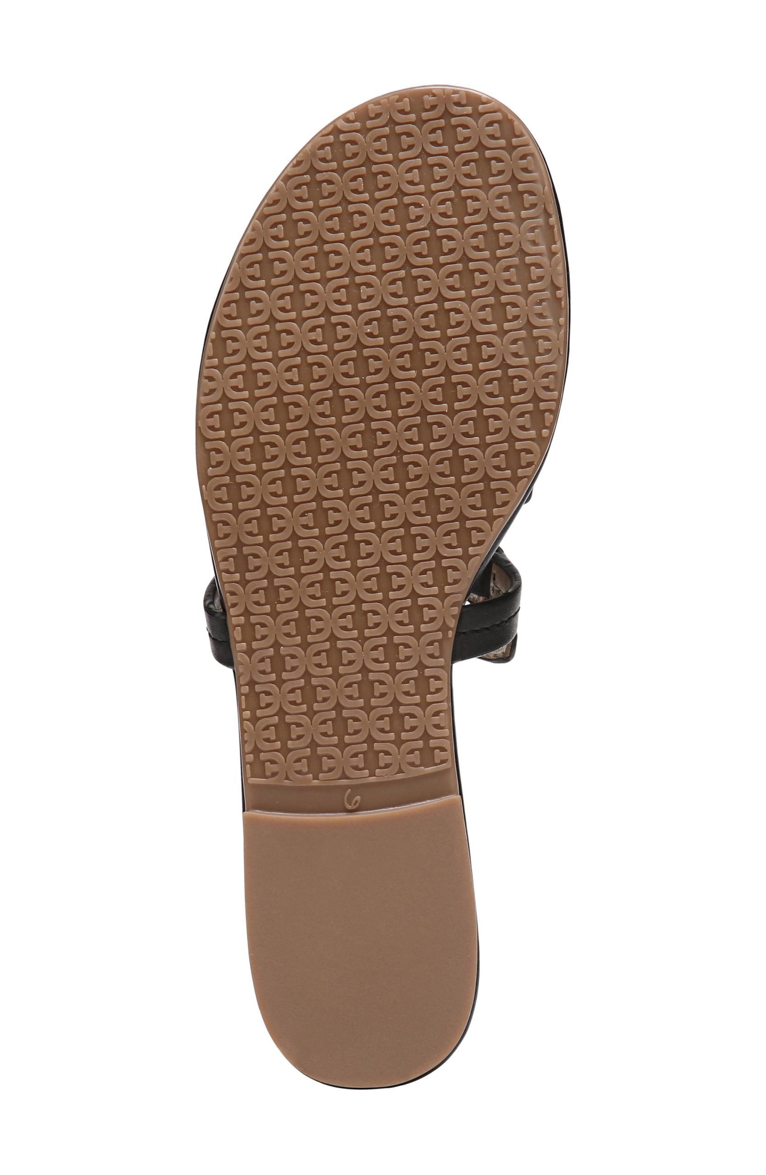 Carter Thong, Alternate, color, BLACK LEATHER