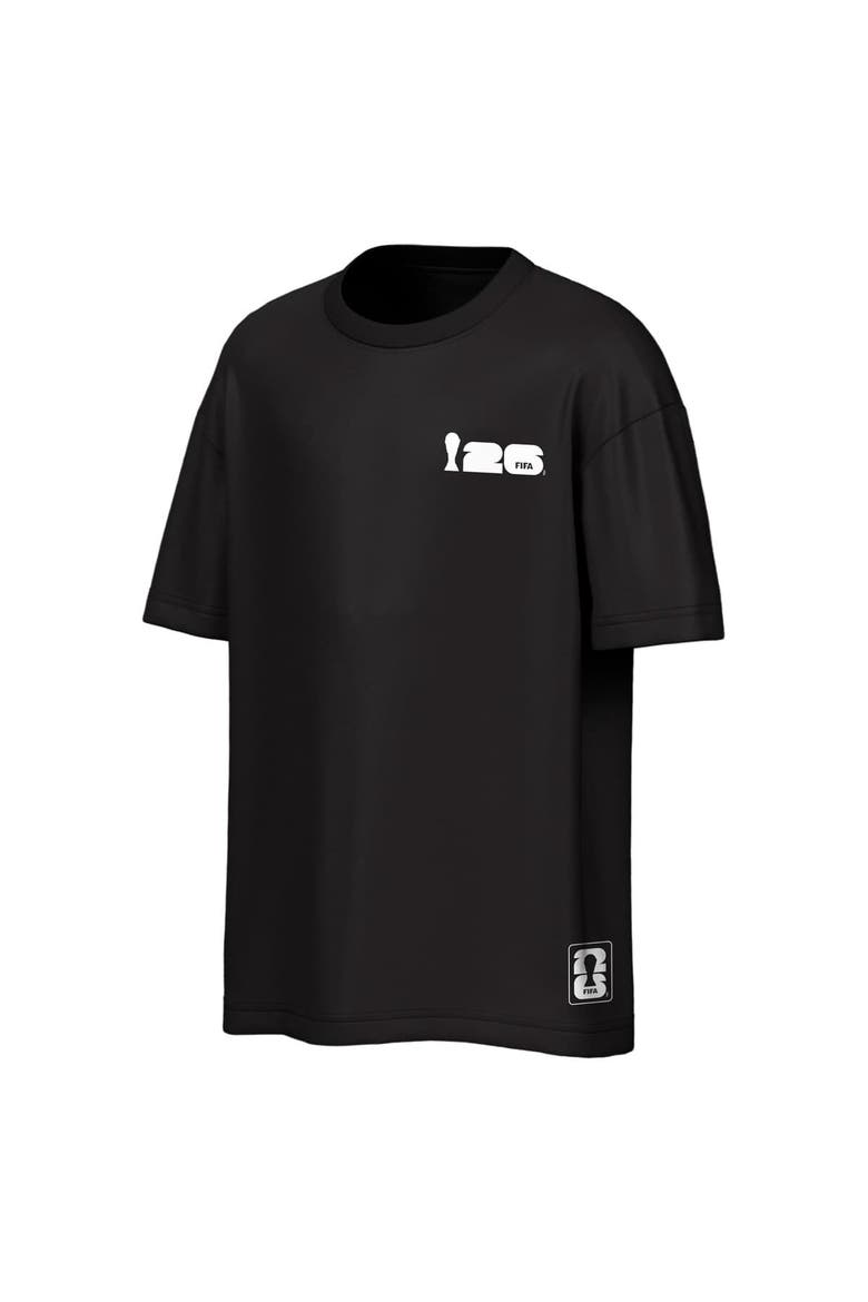 Men's Outerstuff  Black FIFA World Cup 2026 Rally Oversized 2-Hit T-Shirt, Alternate, color, Black
